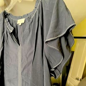 Loft flutter sleeve shirt